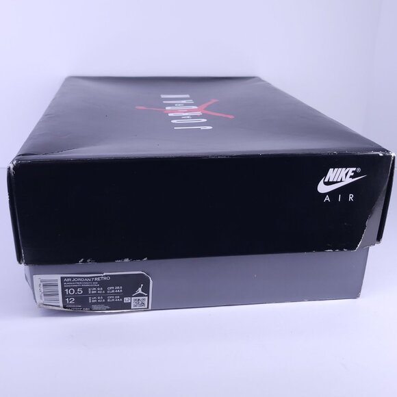 Nike Air Jordan 7 VII Retro Citrus CU9307-081 Black Orange Size 10.5 Pre Owned - Picture 15 of 16